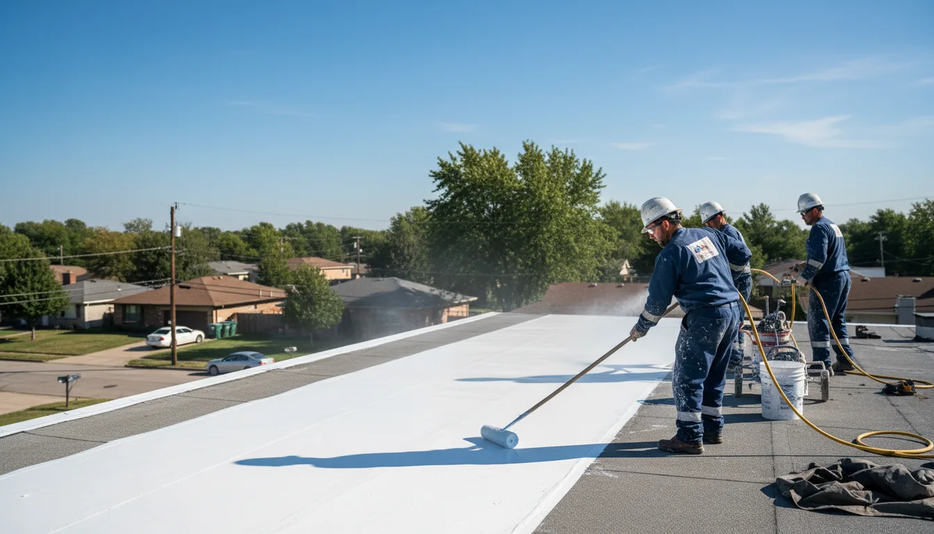 Commercial roof coating in Adamsville, OH near me